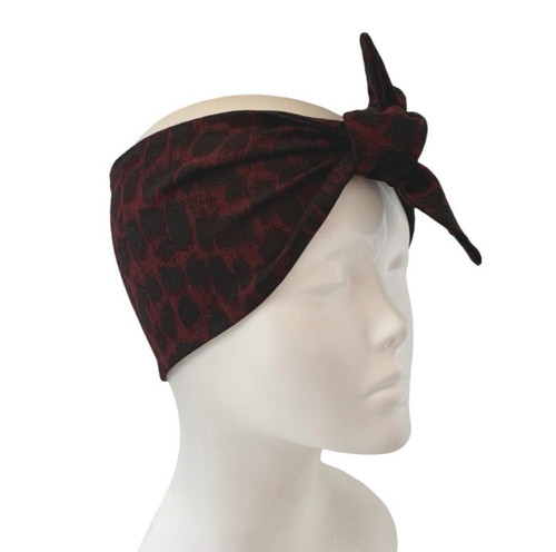 Sciarpa fascia leopardo