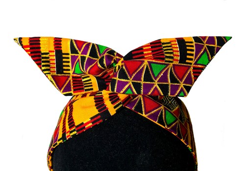 Headband black pin - "black,