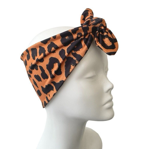 Sciarpa fascia leopardo