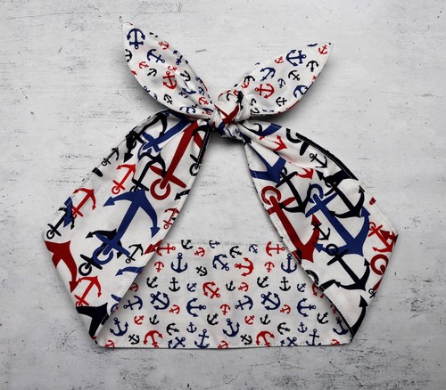 White anchors nautical sailor - white,