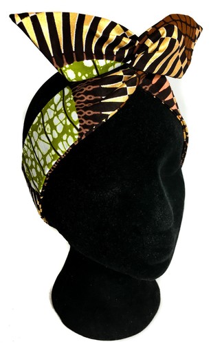 Headband black pin - "black,