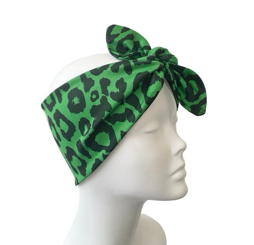 Sciarpa fascia leopardo - , verde