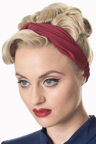 Bandana fascia rosso scuro